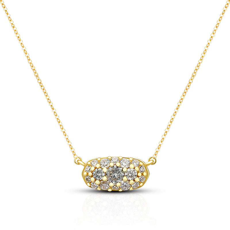 Collana corta geometrica