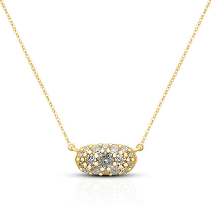 Collana corta geometrica