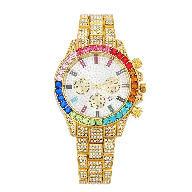 Orologio da donna acciaio e diamanti