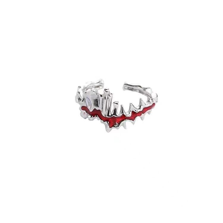 Anello floreale minimalista