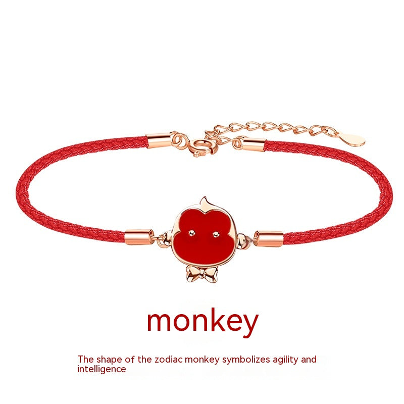 Bracciale rosso zodiaco