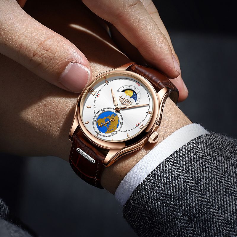 Orologio uomo business impermeabile