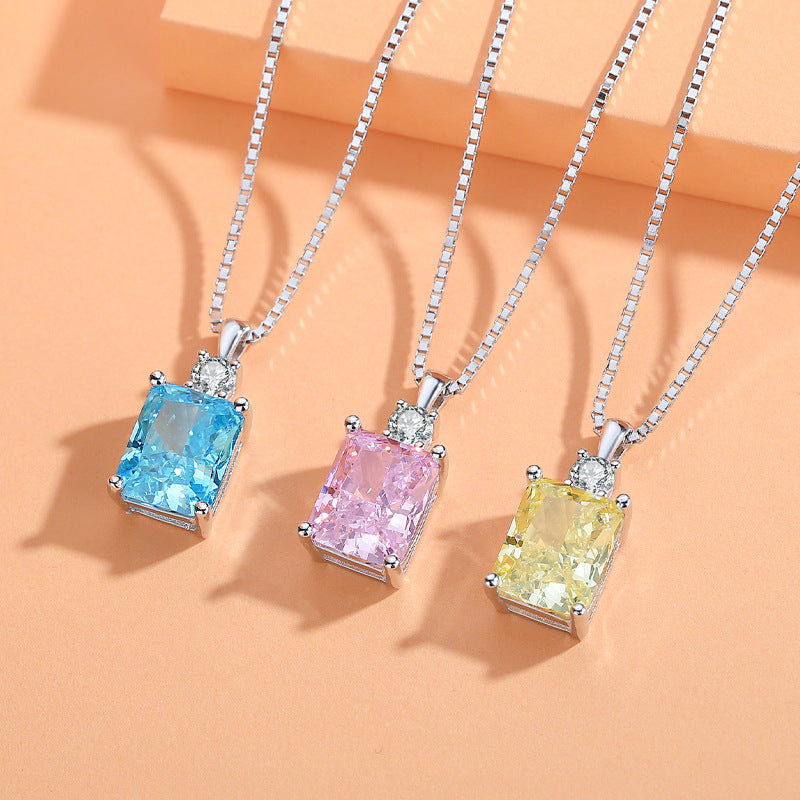 Collana bottiglia profumo argento sterling