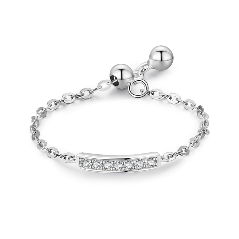 Anello farfalla zirconi diamante