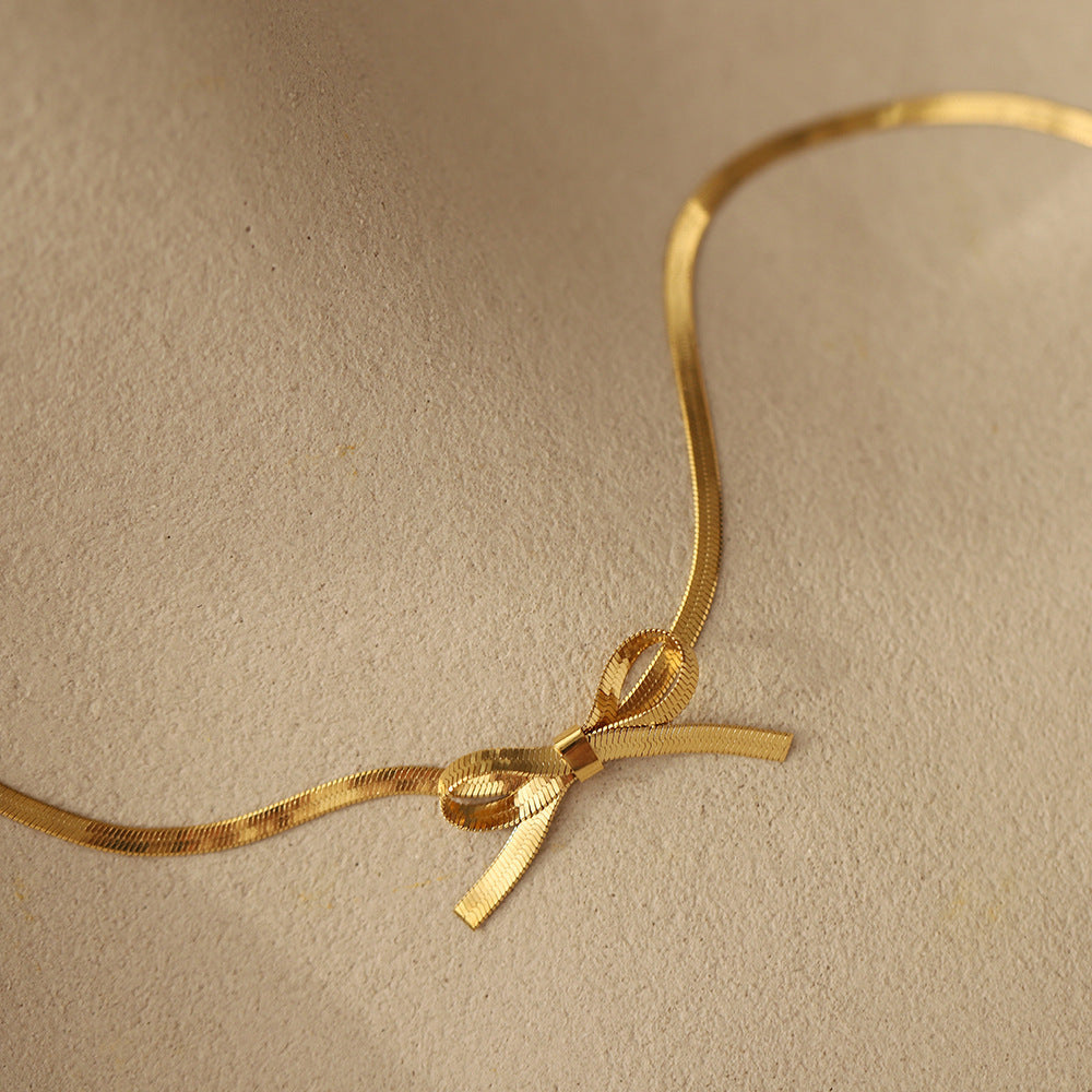 Collana catena oro titanio