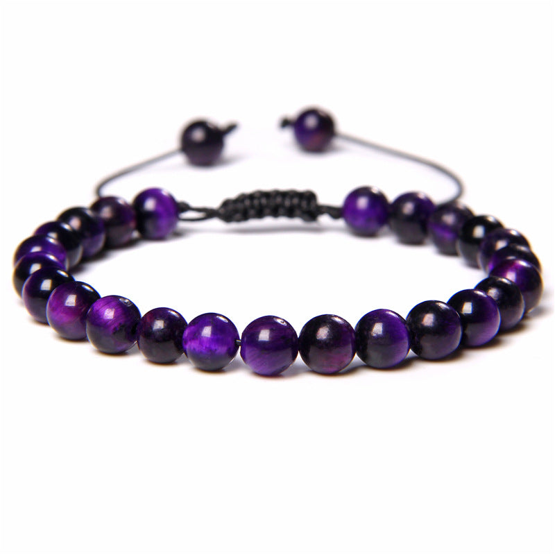 Bracciale occhio di tigre tessuto