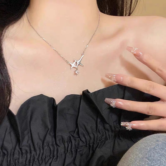 Collana zirconi stellata