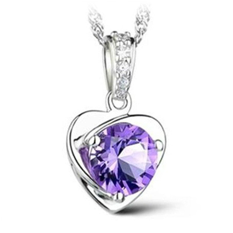 Pendente cuore cristallo