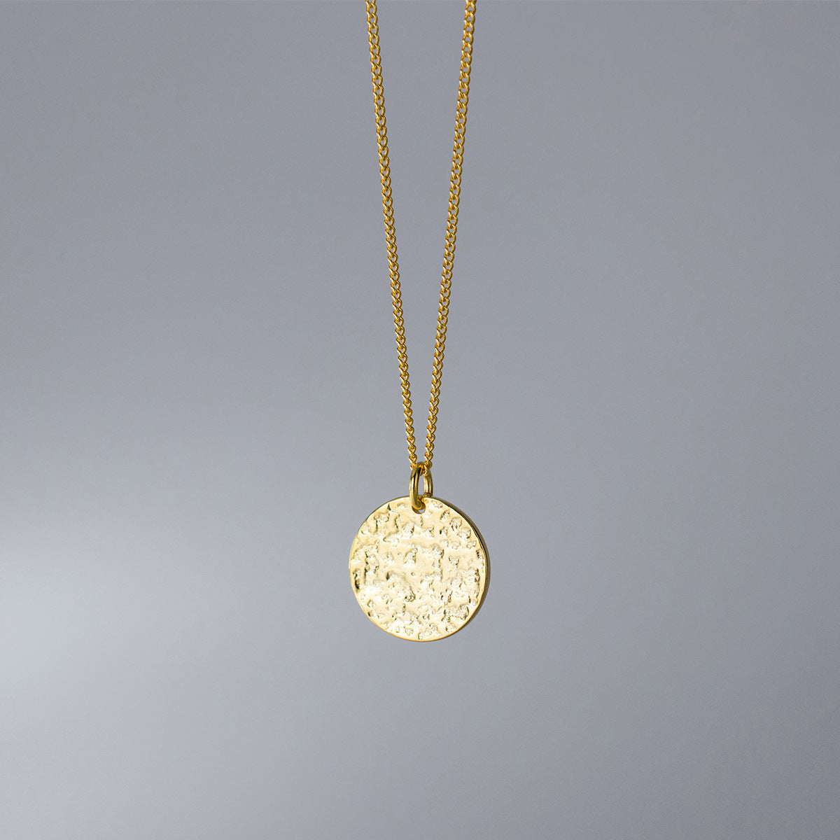 Collana Argento Tonda Geometrica