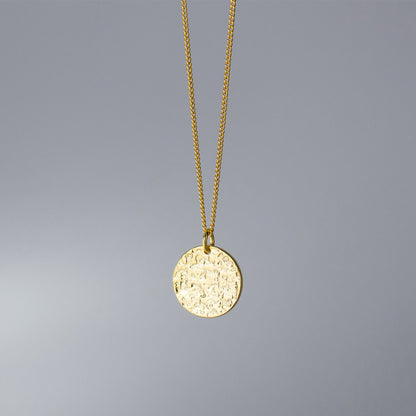 Collana Argento Tonda Geometrica