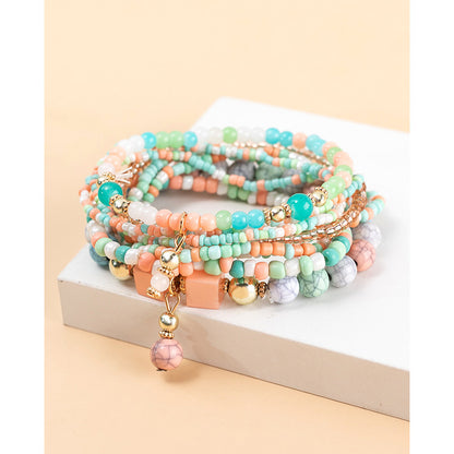 Bracciali boho con perline