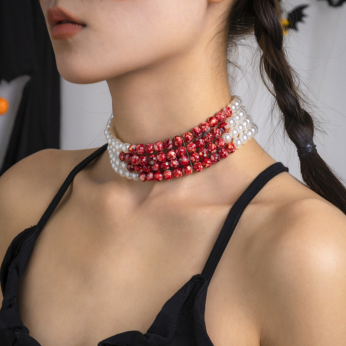 Collana gotica in perla
