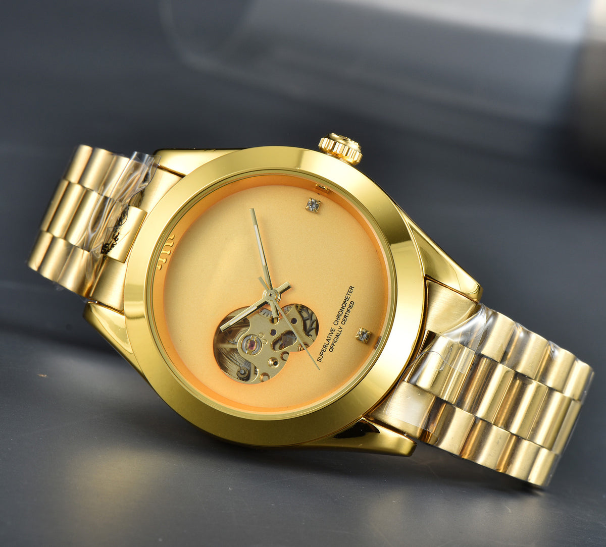 Orologio meccanico cavo casual