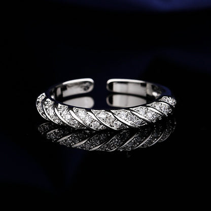 Anello Zircone Regolabile da donna