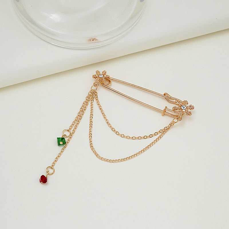 Spilla campanella a catena