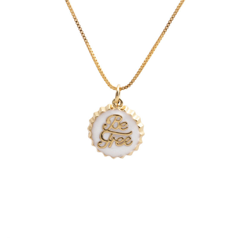 Collana ciondolo tappo