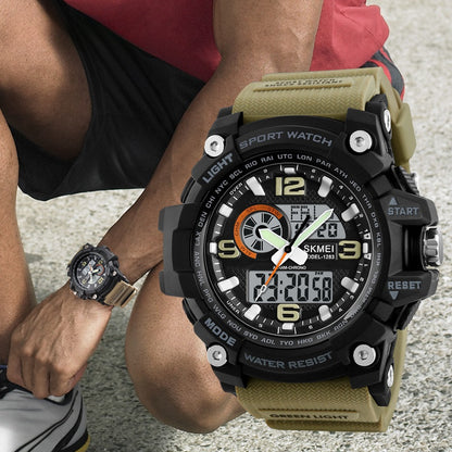 Orologio digitale sportivo da uomo impermeabile