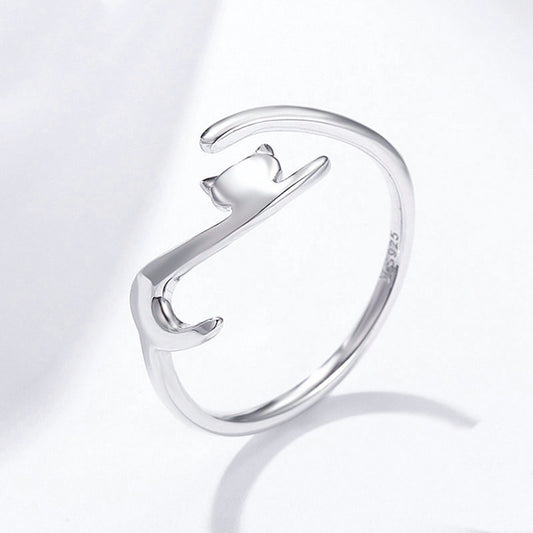 Anello farfalla oro bianco