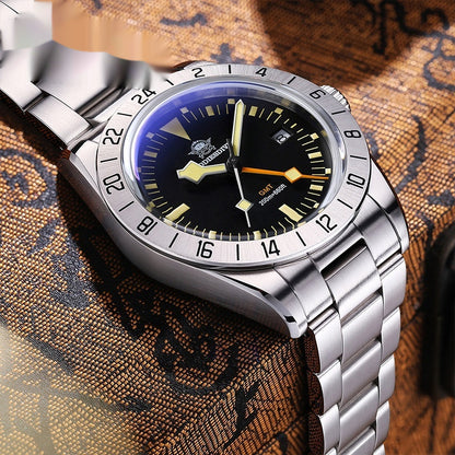 Orologio al quarzo luminoso impermeabile