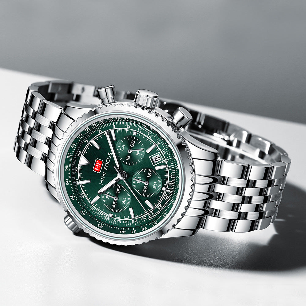 Orologio da uomo multifunzione elegante
