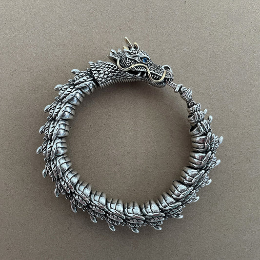 Bracciale drago zaffiro