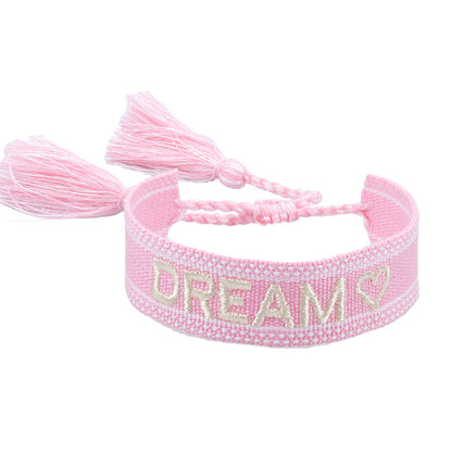 Bracciale coppia con ricamo
