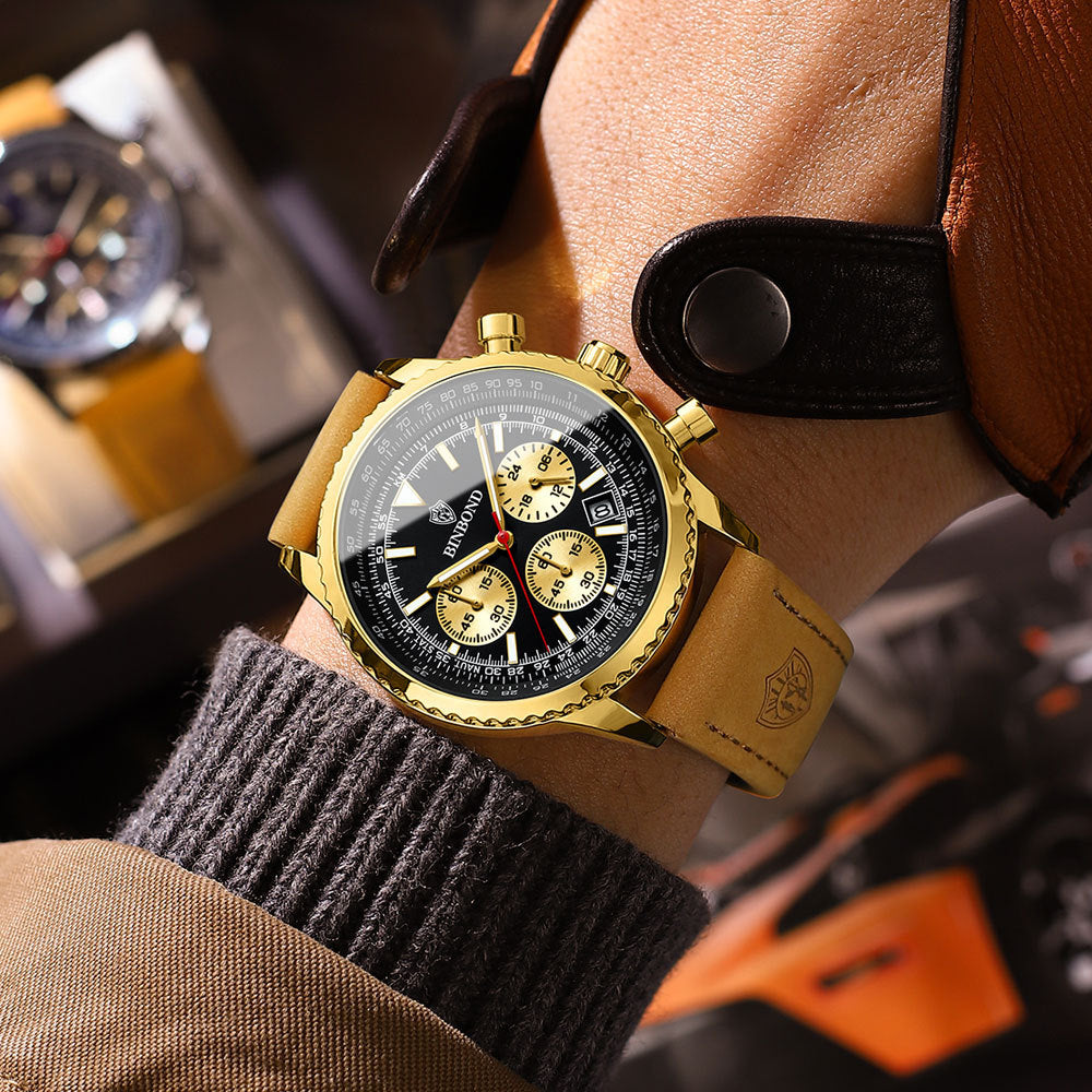 Orologio da uomo multifunzione ultrapiatto