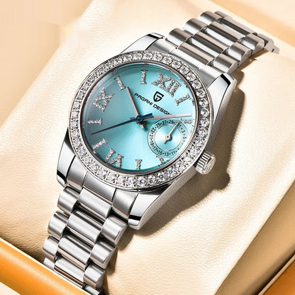 Orologio da donna in acciaio impermeabile