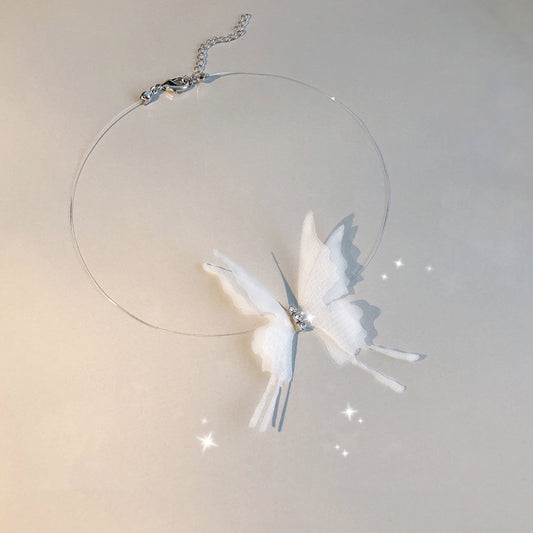 Collana clavicola farfalla