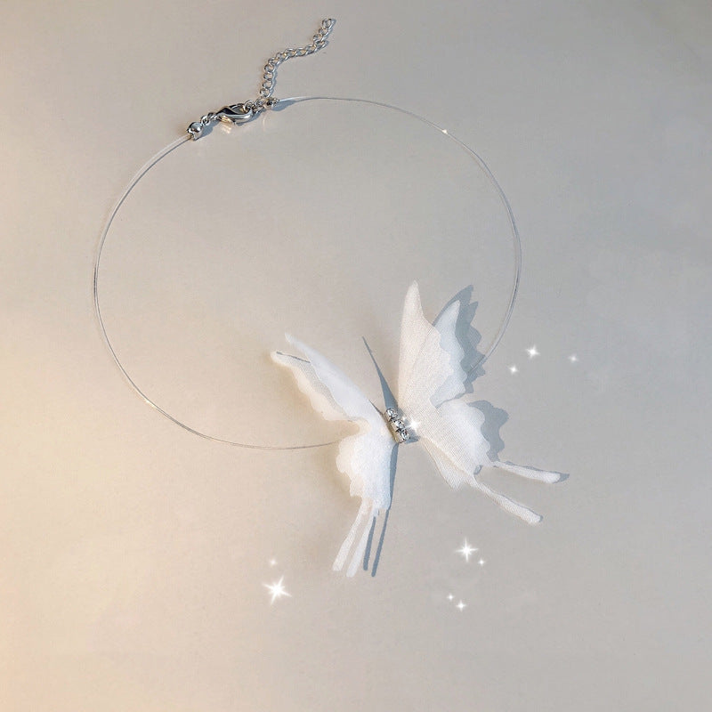 Collana clavicola farfalla