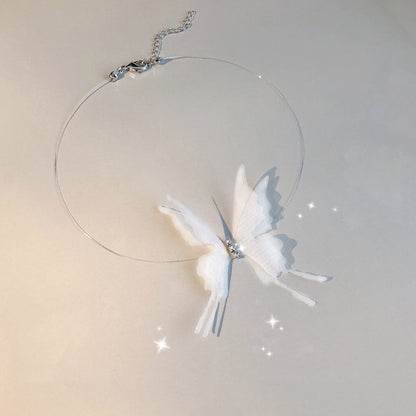 Collana clavicola farfalla