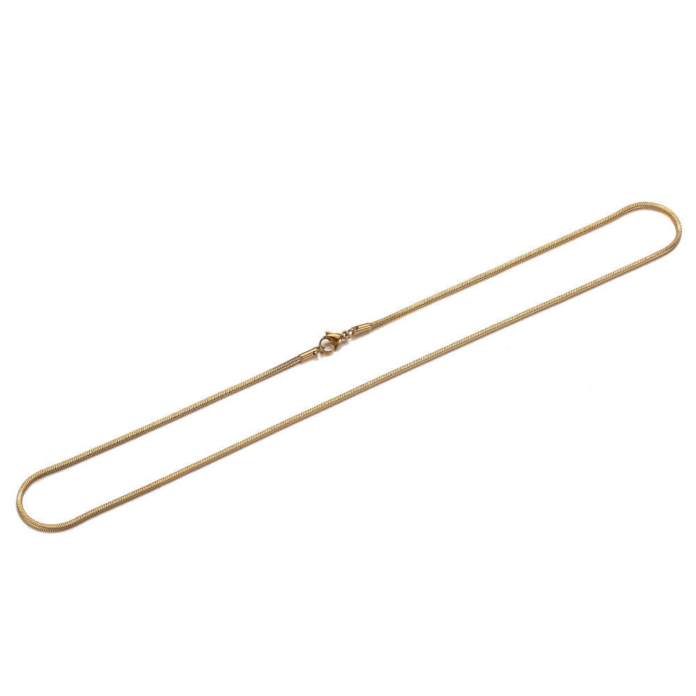 Collana acciaio titanio per coppia