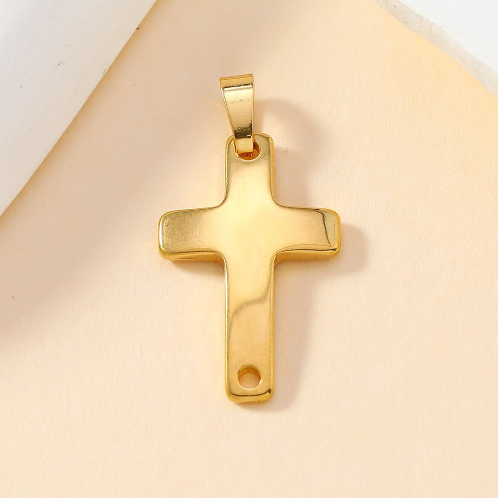 Croce pendente acciaio