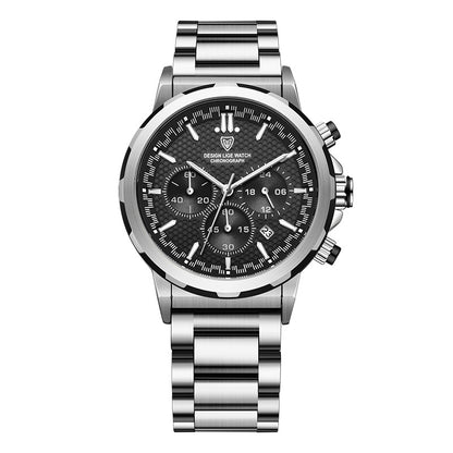 Orologio multifunzione in acciaio