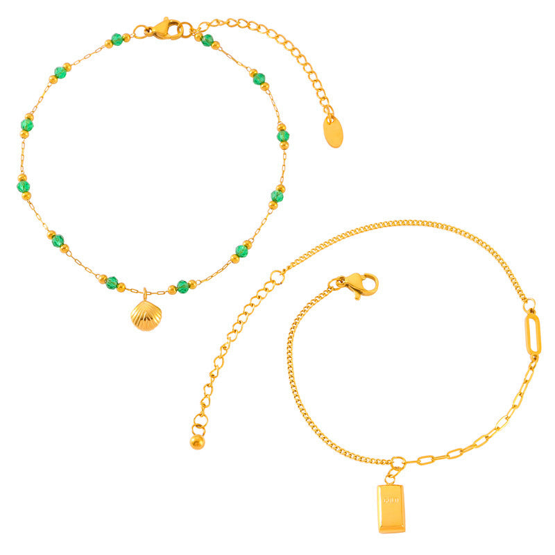 Cavigliera da donna pendente mattone