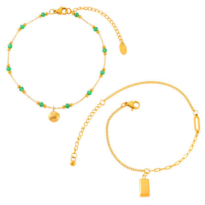 Cavigliera da donna pendente mattone