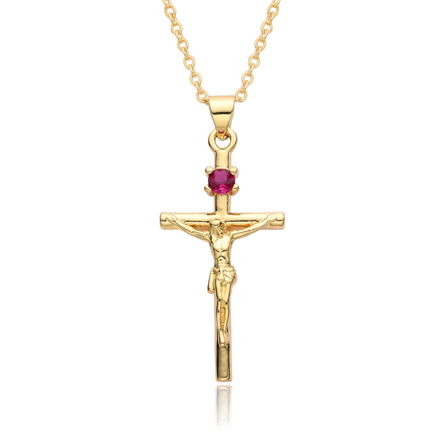 Collana rame zirconi micro da donna