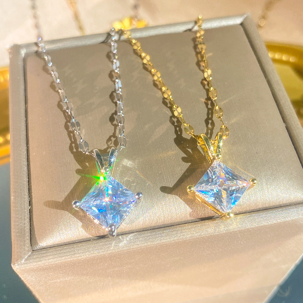 Collana ciondolo zircone bambini