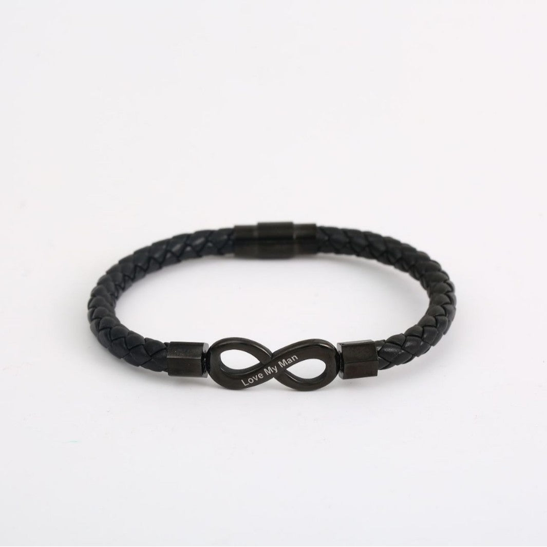 Braccialetto acciaio inox Simbolo Infinito