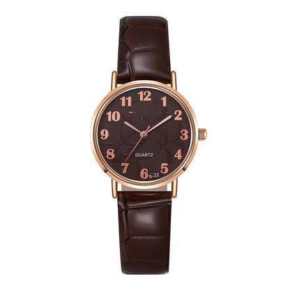Orologio da donna impermeabile semplice al quarzo