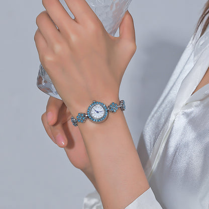 Orologio da donna con diamanti bracciale