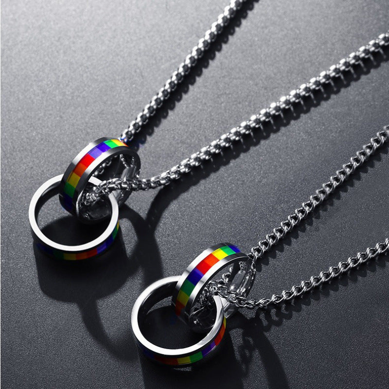 Collana titanio minimalista