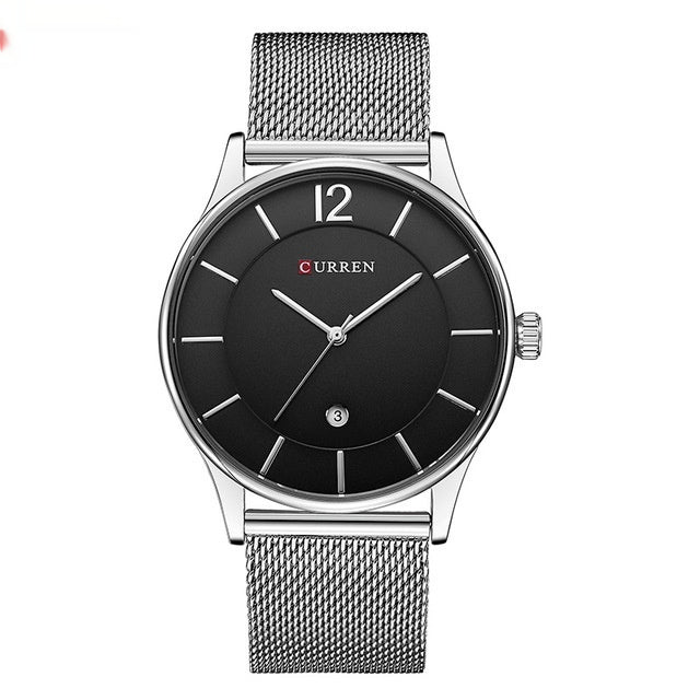 Orologio mesh quadrante grande
