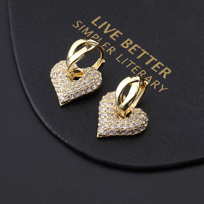 Clip orecchio rame con zircone