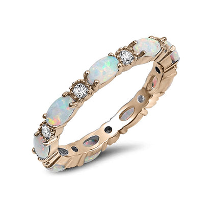 Anello infinito opale