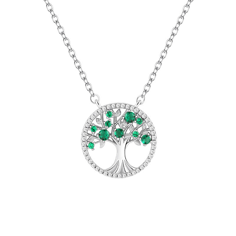 Collana albero della vita zirconi