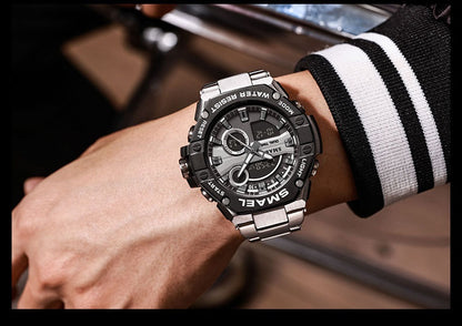 Orologio uomo doppio display