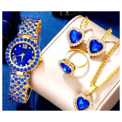 Orologio cristalli colorati