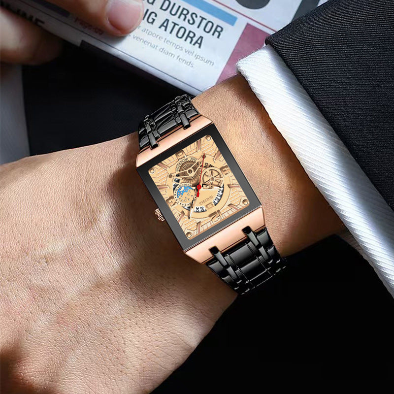 Orologio impermeabile quarzo luminescente