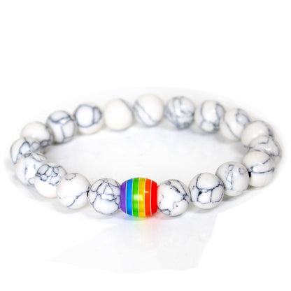 Bracciale arcobaleno coppia